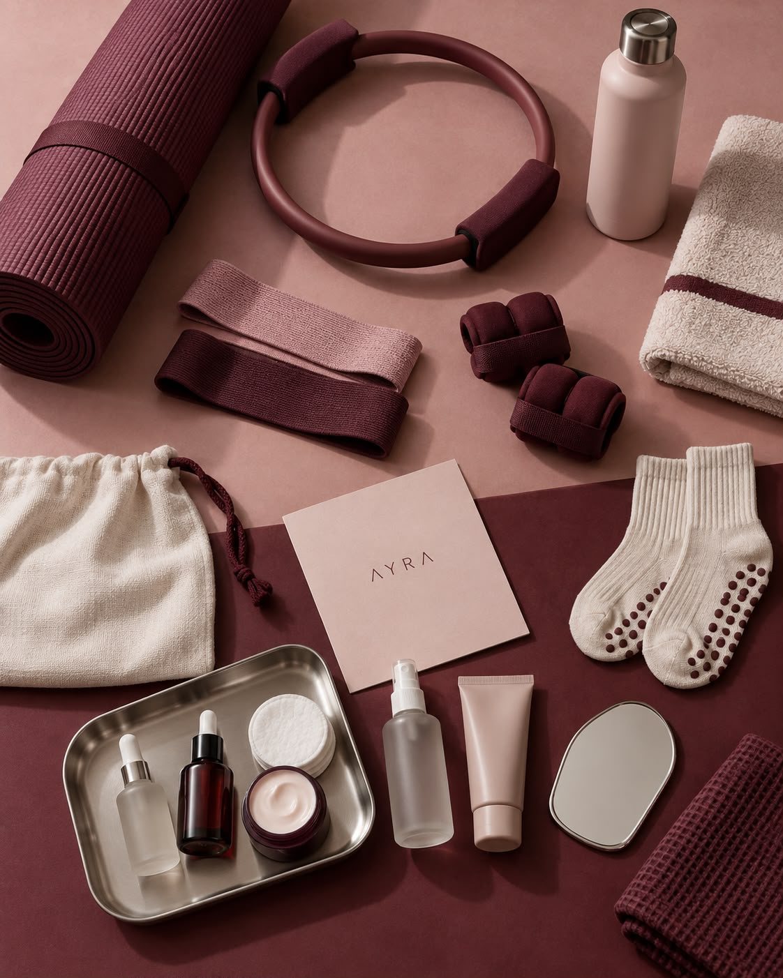 Kit AYRA de pilates y skincare
